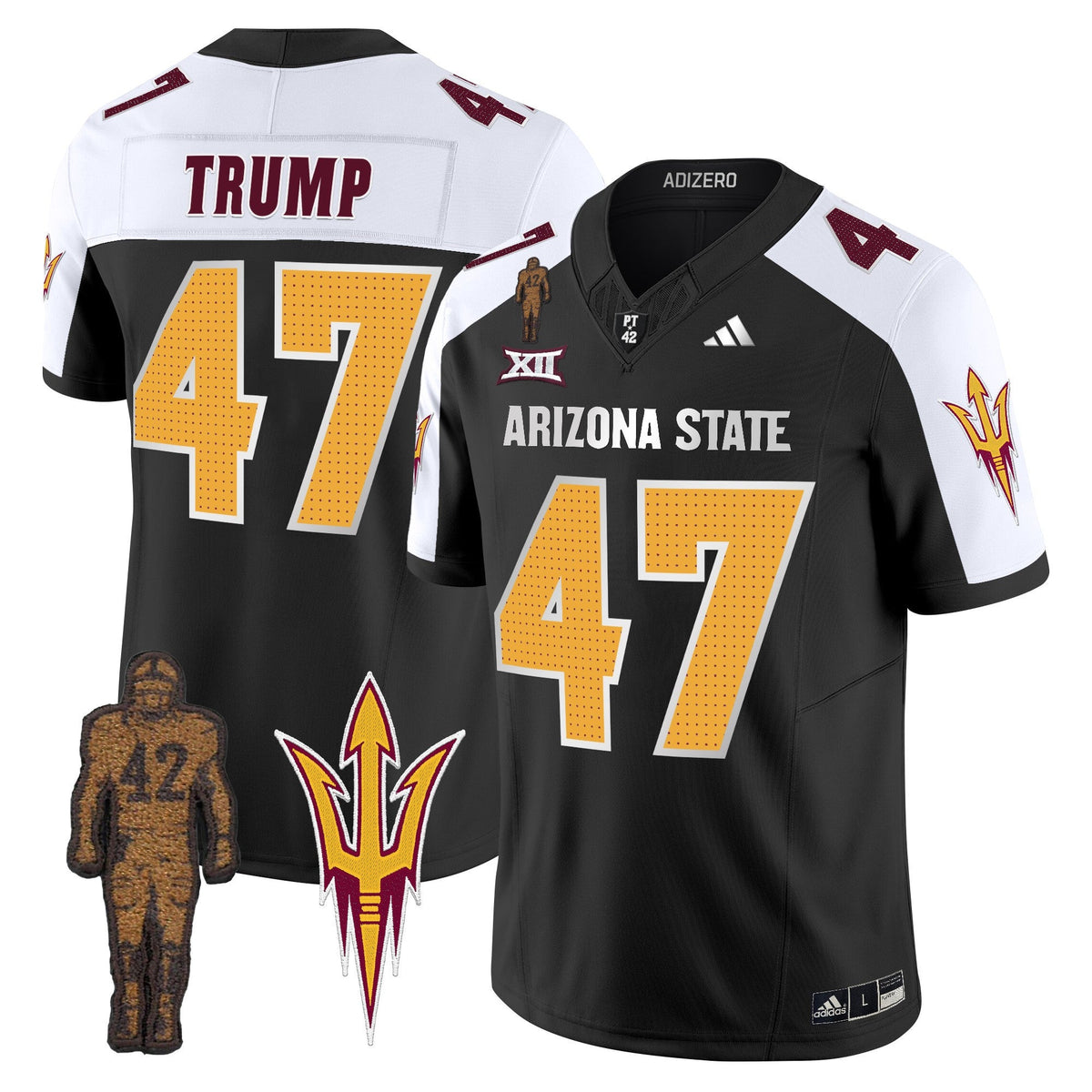 Men's Arizona State Sun Devils 2024 Pat Tillman Honoring Patch Vapor Limited Jersey V2 - All Stitched - image 23