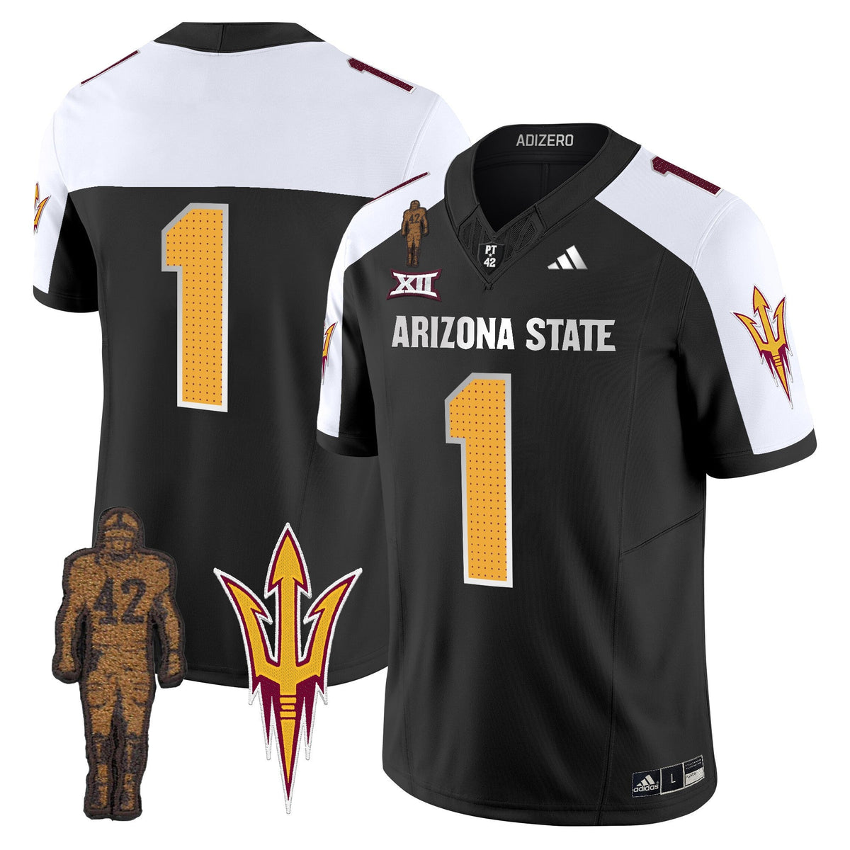 Men's Arizona State Sun Devils 2024 Pat Tillman Honoring Patch Vapor Limited Jersey V2 - All Stitched - image 24