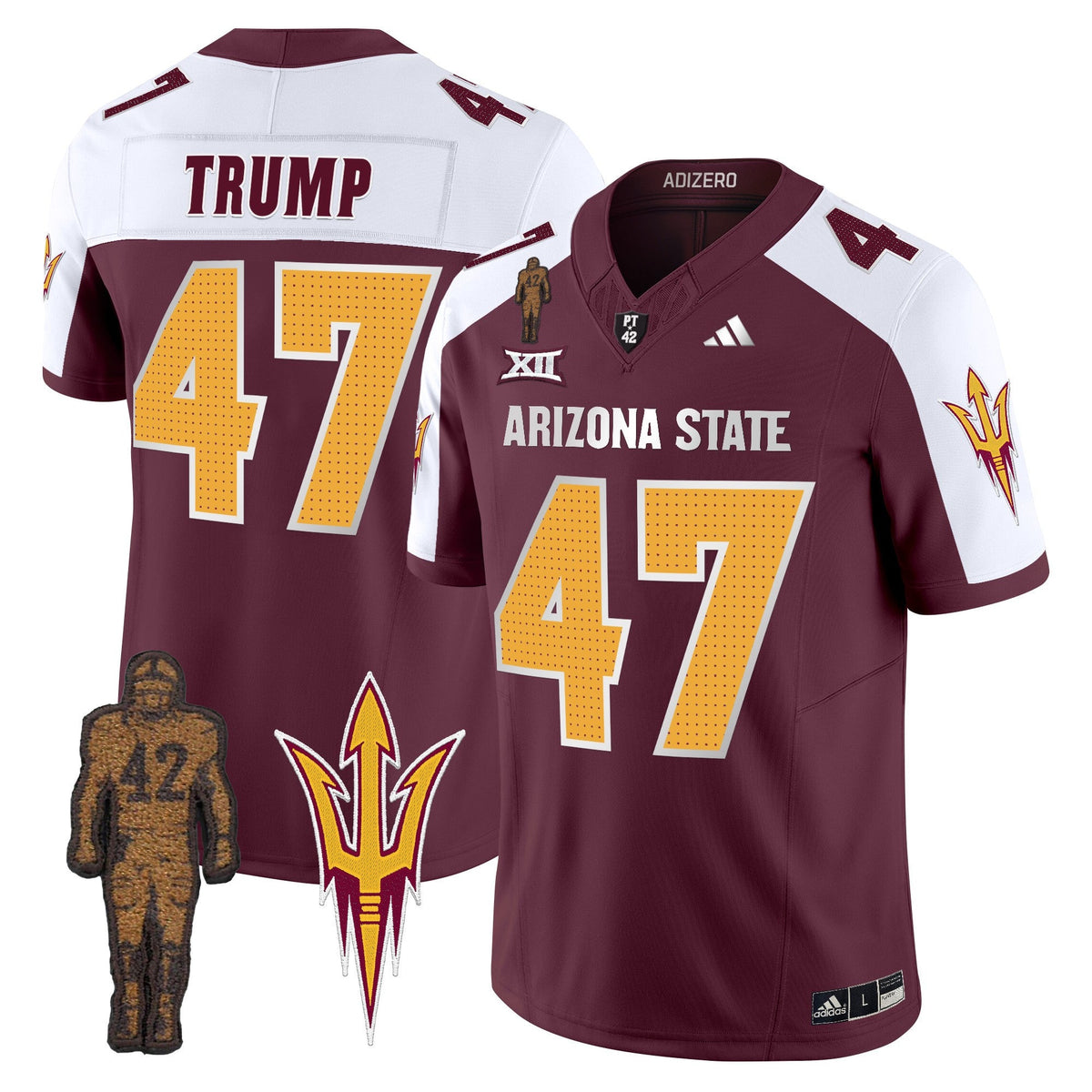 Men's Arizona State Sun Devils 2024 Pat Tillman Honoring Patch Vapor Limited Jersey V2 - All Stitched - image 31