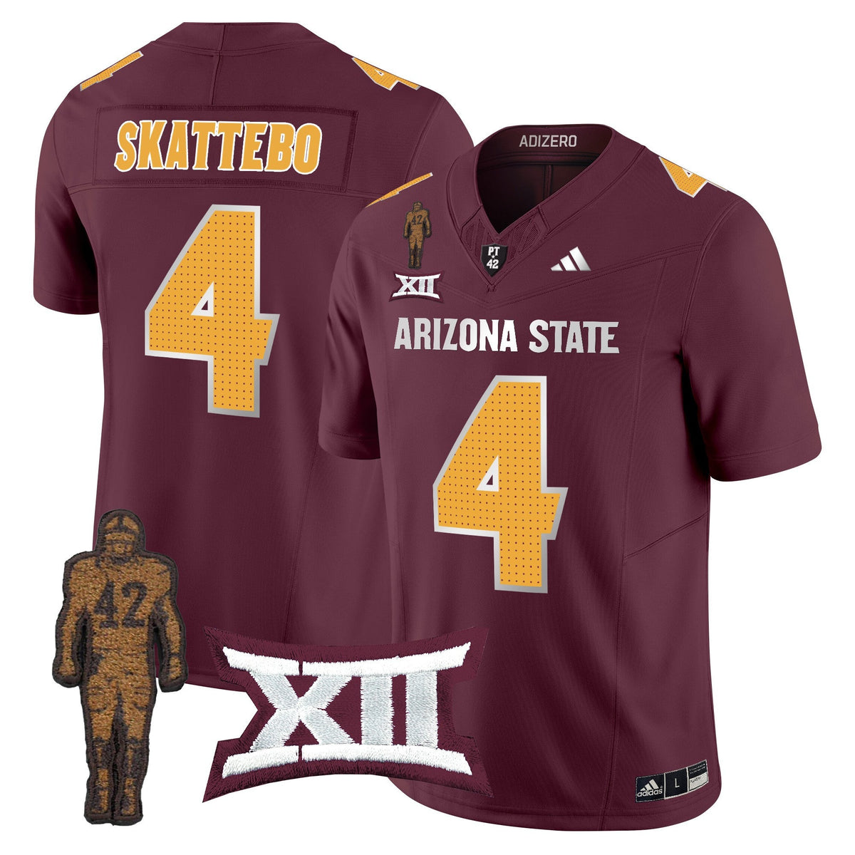 Men's Arizona State Sun Devils 2024 Pat Tillman Honoring Patch Vapor Limited Jersey V2 - All Stitched - image 35