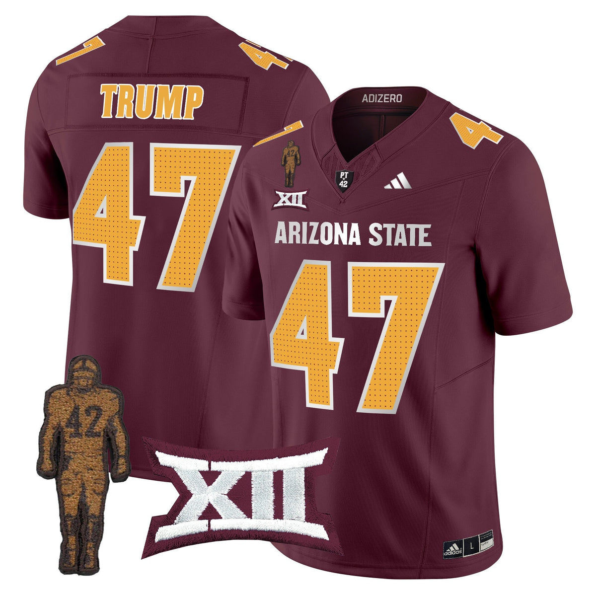 Men's Arizona State Sun Devils 2024 Pat Tillman Honoring Patch Vapor Limited Jersey V2 - All Stitched - image 39