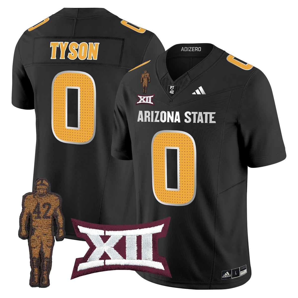 Men's Arizona State Sun Devils 2024 Pat Tillman Honoring Patch Vapor Limited Jersey V2 - All Stitched - image 44