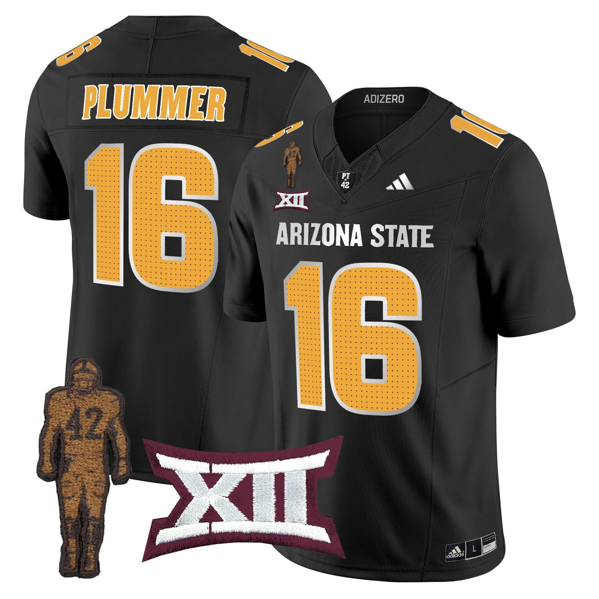 Men's Arizona State Sun Devils 2024 Pat Tillman Honoring Patch Vapor Limited Jersey V2 - All Stitched - image 45