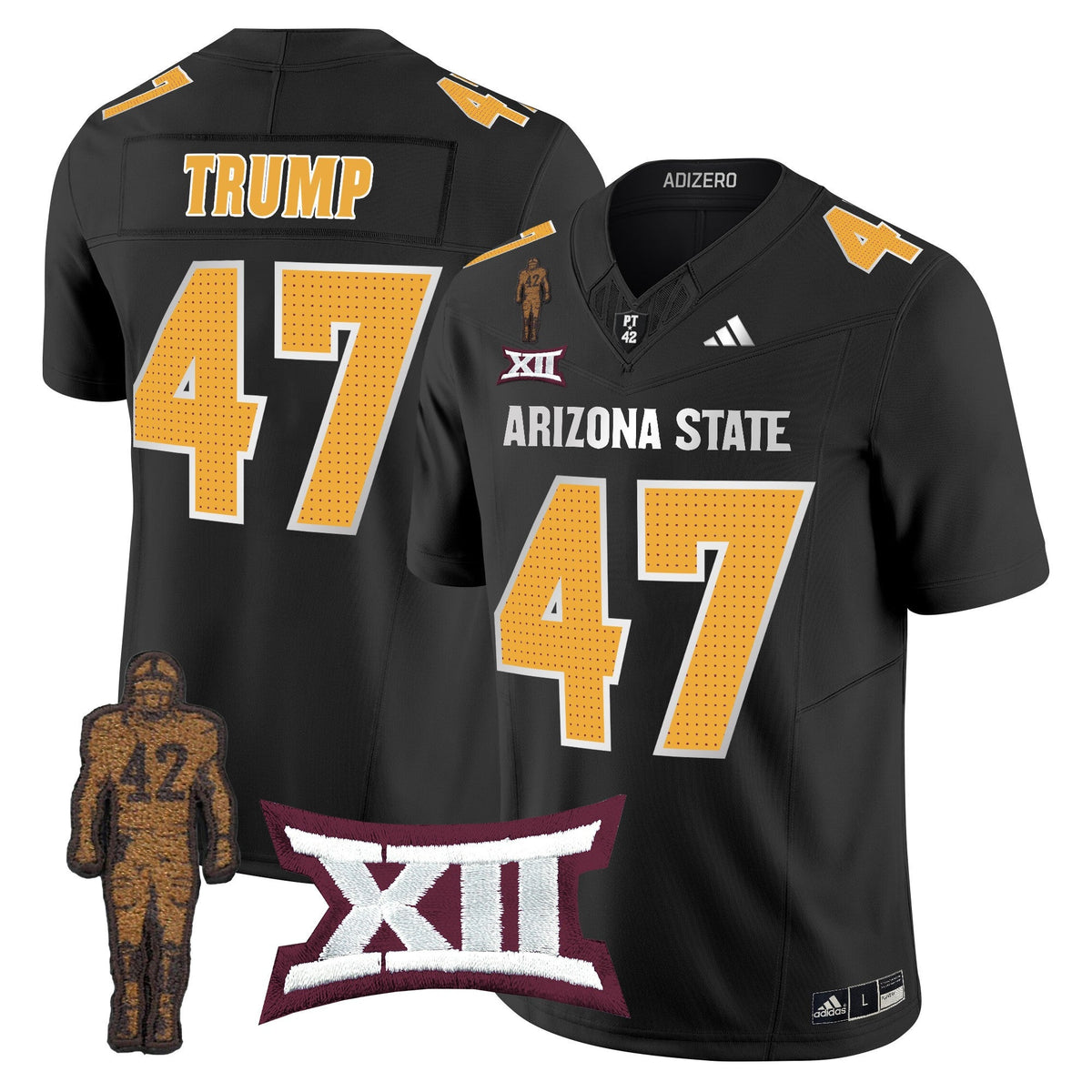 Men's Arizona State Sun Devils 2024 Pat Tillman Honoring Patch Vapor Limited Jersey V2 - All Stitched - image 47