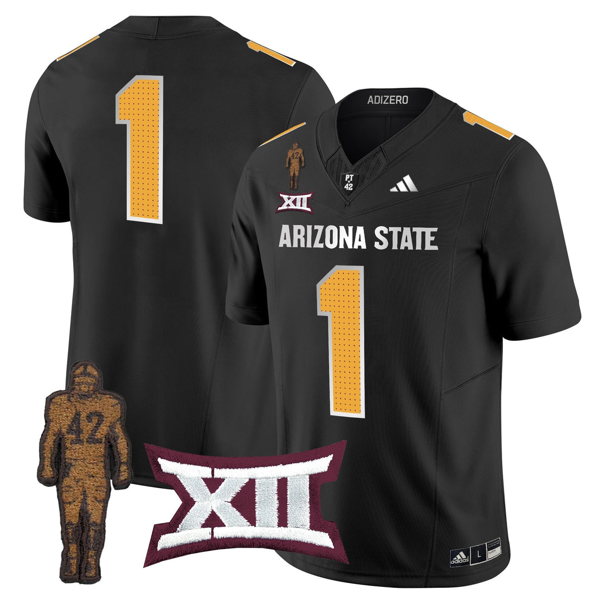 Men's Arizona State Sun Devils 2024 Pat Tillman Honoring Patch Vapor Limited Jersey V2 - All Stitched - image 48