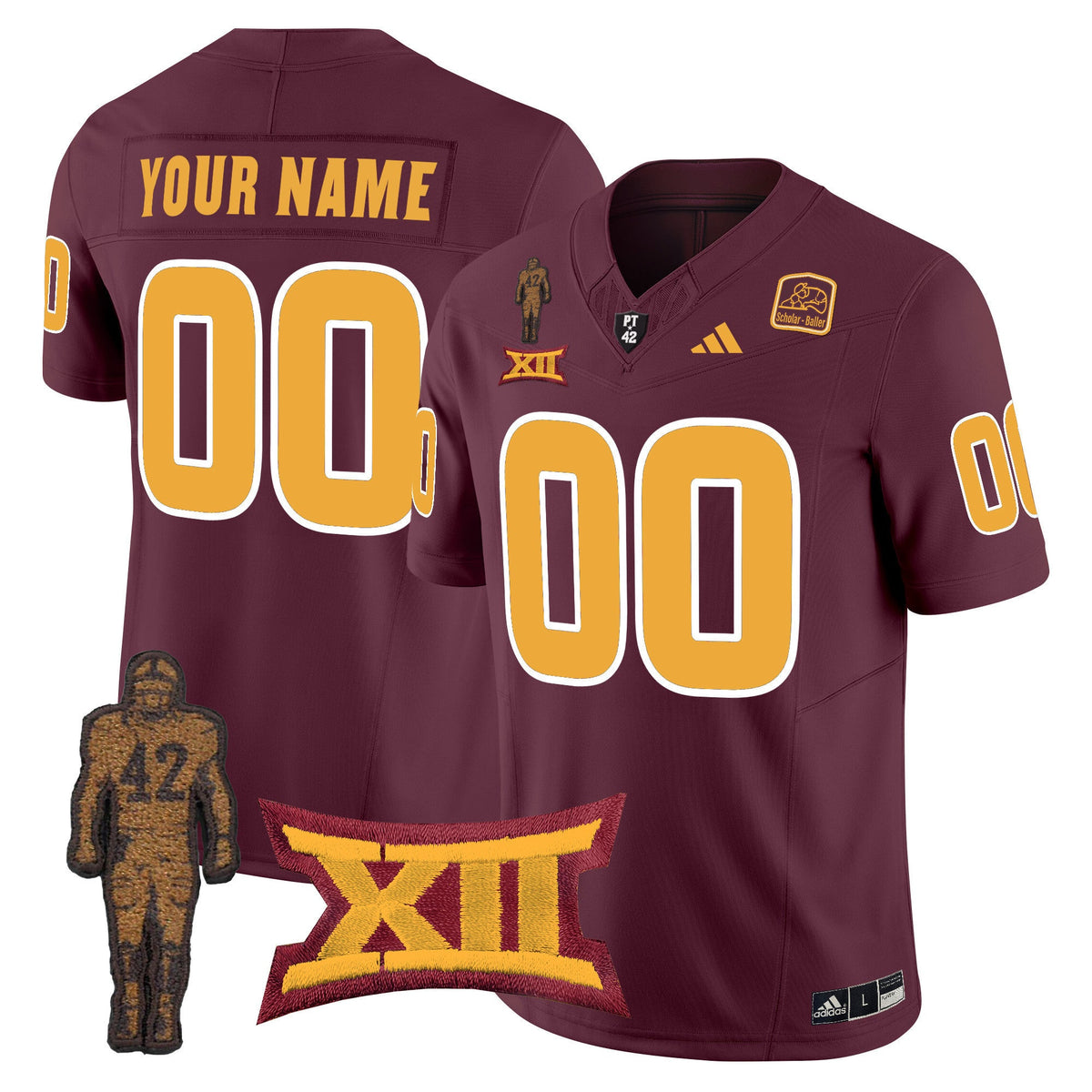 Arizona State Sun Devils 2024 Pat Tillman Honoring Patch Vapor Limited Custom Jersey - All Stitched - image 3