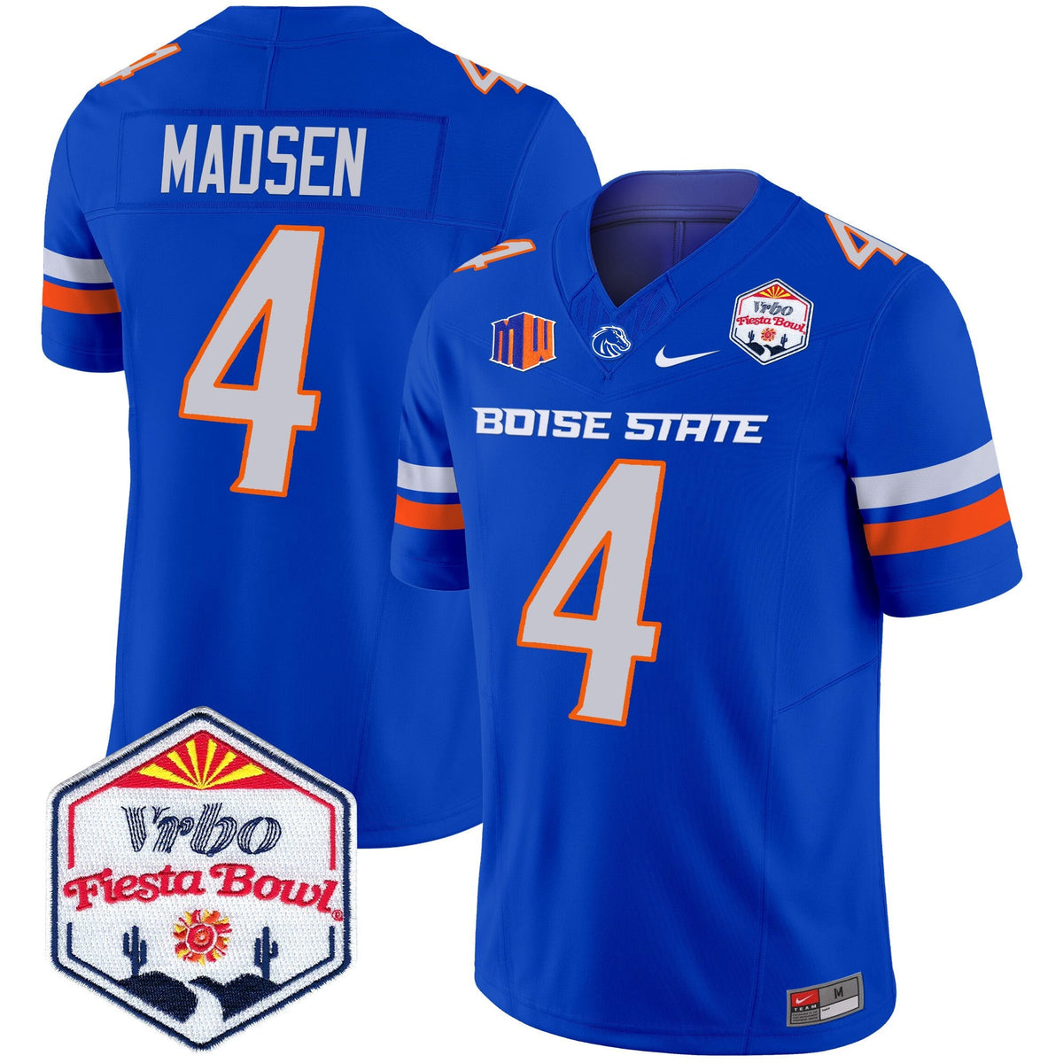 Men's Boise State Broncos 2025 The Fiesta Bowl Patch Vapor Limited Jersey - All Stitched - image 20