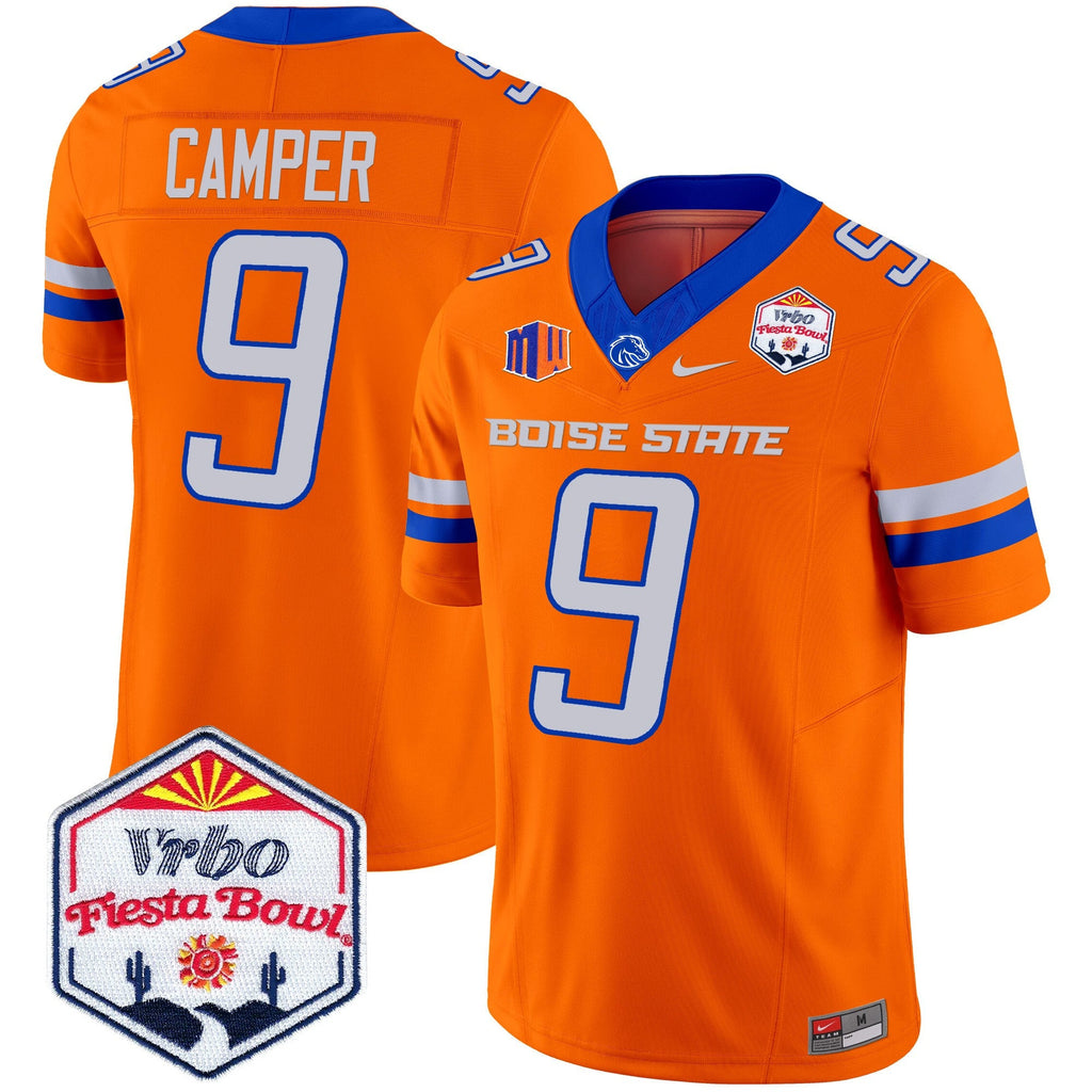 Men's Boise State Broncos 2025 The Fiesta Bowl Patch Vapor Limited Jersey - All Stitched - image 30