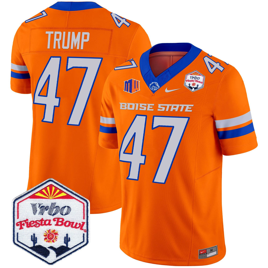 Men's Boise State Broncos 2025 The Fiesta Bowl Patch Vapor Limited Jersey - All Stitched - image 35