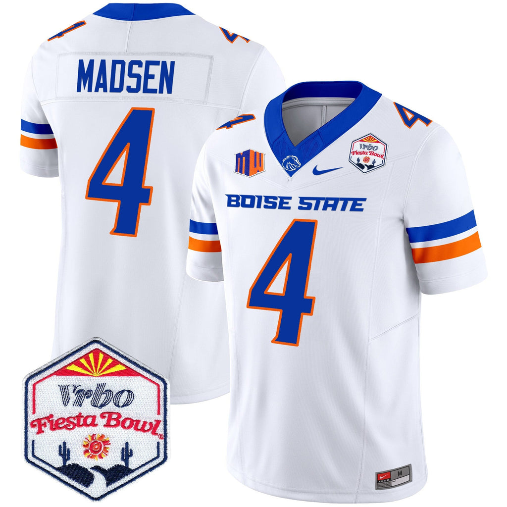Men's Boise State Broncos 2025 The Fiesta Bowl Patch Vapor Limited Jersey - All Stitched - image 38