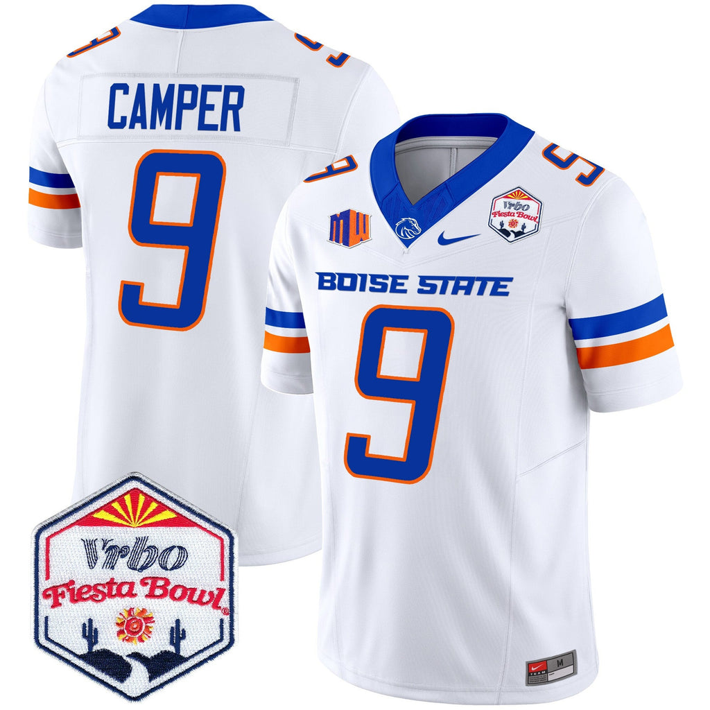 Men's Boise State Broncos 2025 The Fiesta Bowl Patch Vapor Limited Jersey - All Stitched - image 39