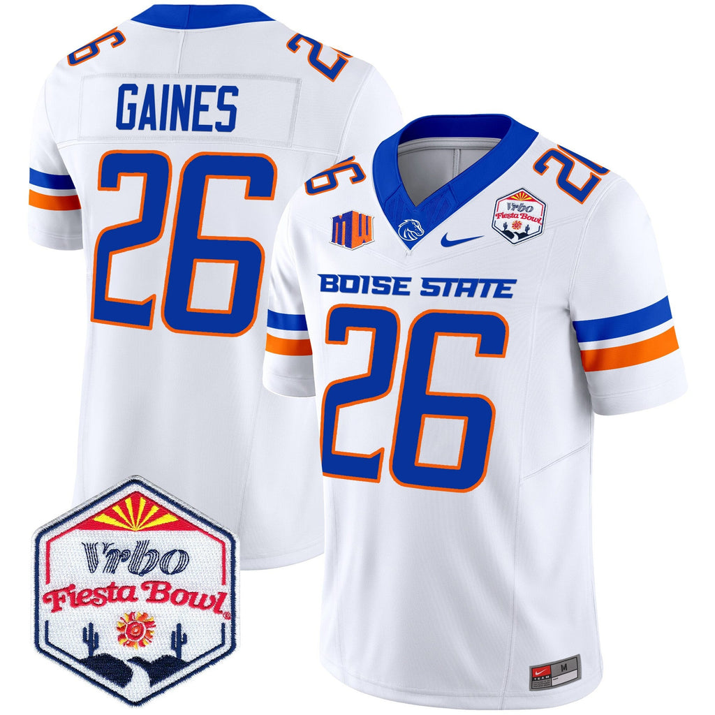 Men's Boise State Broncos 2025 The Fiesta Bowl Patch Vapor Limited Jersey - All Stitched - image 40