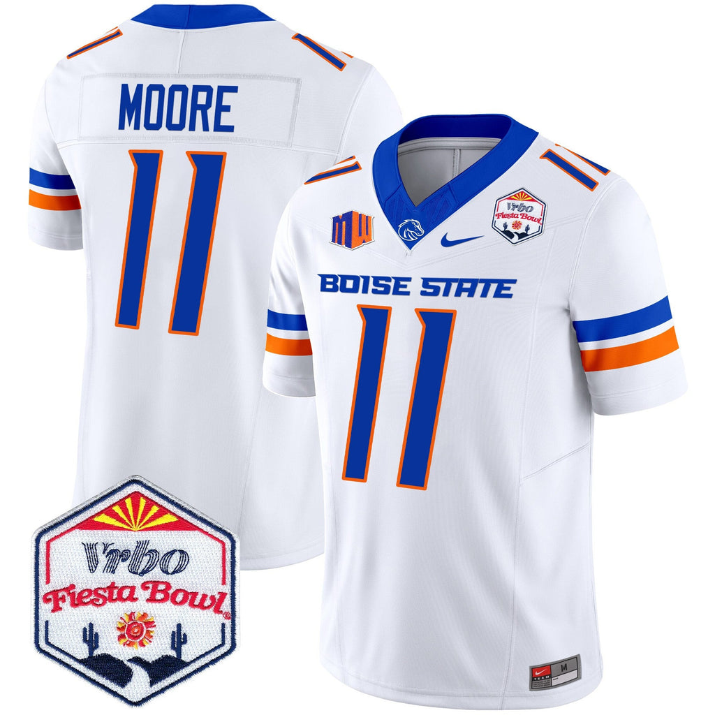 Men's Boise State Broncos 2025 The Fiesta Bowl Patch Vapor Limited Jersey - All Stitched - image 41