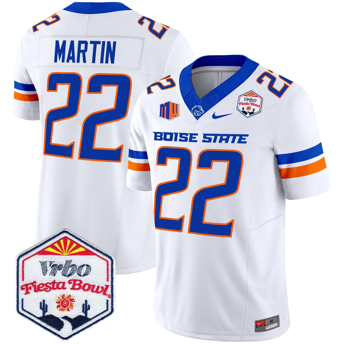 Men's Boise State Broncos 2025 The Fiesta Bowl Patch Vapor Limited Jersey - All Stitched - image 42