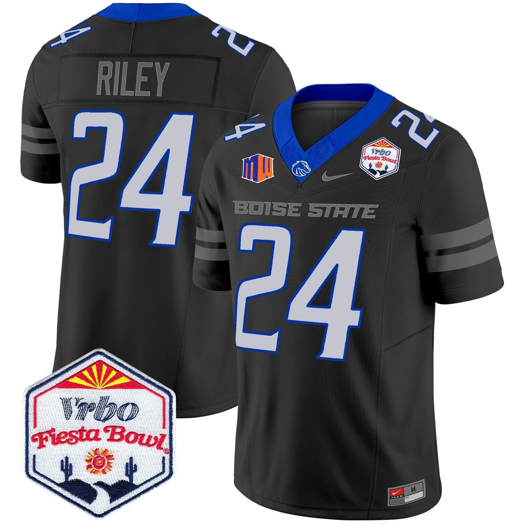 Men's Boise State Broncos 2025 The Fiesta Bowl Patch Vapor Limited Jersey - All Stitched - image 52