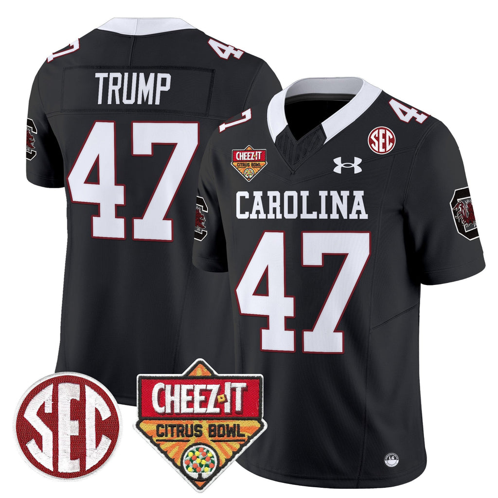 Men's South Carolina Gamecocks 1980 Throwback Cheez-It Citrus Bowl Patch Vapor Limited Jersey - All Stitched - image 15