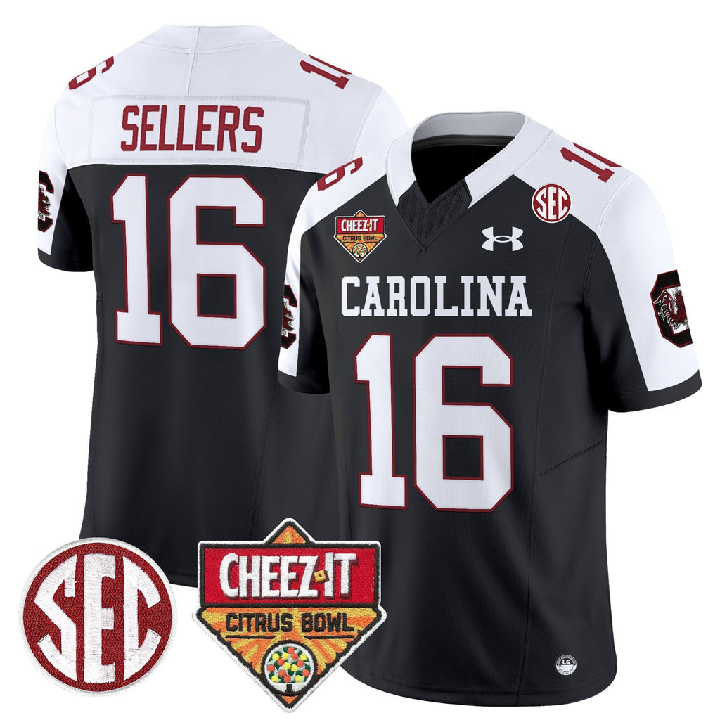 Men's South Carolina Gamecocks 1980 Throwback Cheez-It Citrus Bowl Patch Vapor Limited Jersey - All Stitched - image 34