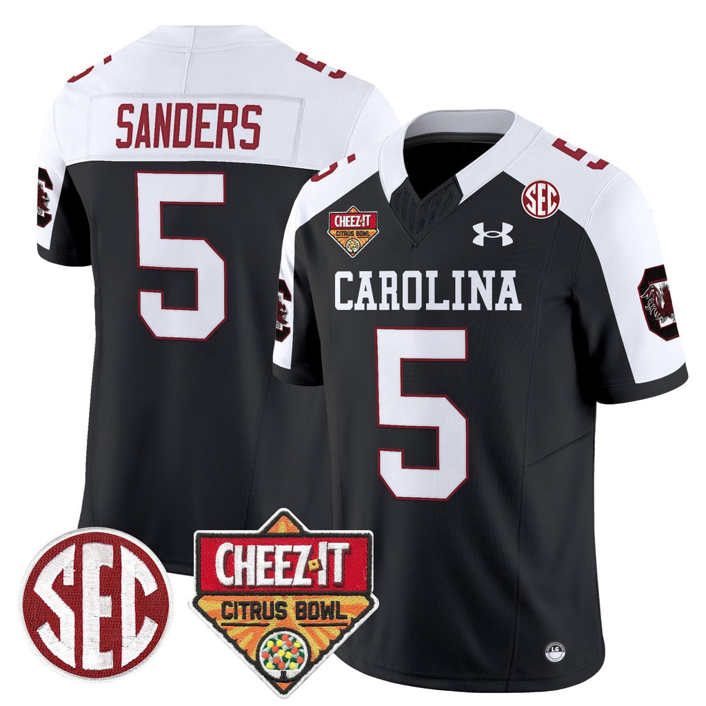 Men's South Carolina Gamecocks 1980 Throwback Cheez-It Citrus Bowl Patch Vapor Limited Jersey - All Stitched - image 35