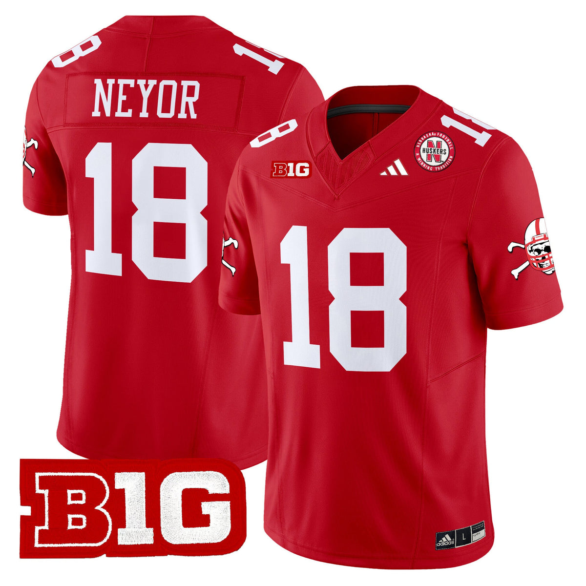 Men's Nebraska Cornhuskers 2024 Vapor Limited Jersey V2 - All Stitched - image 17