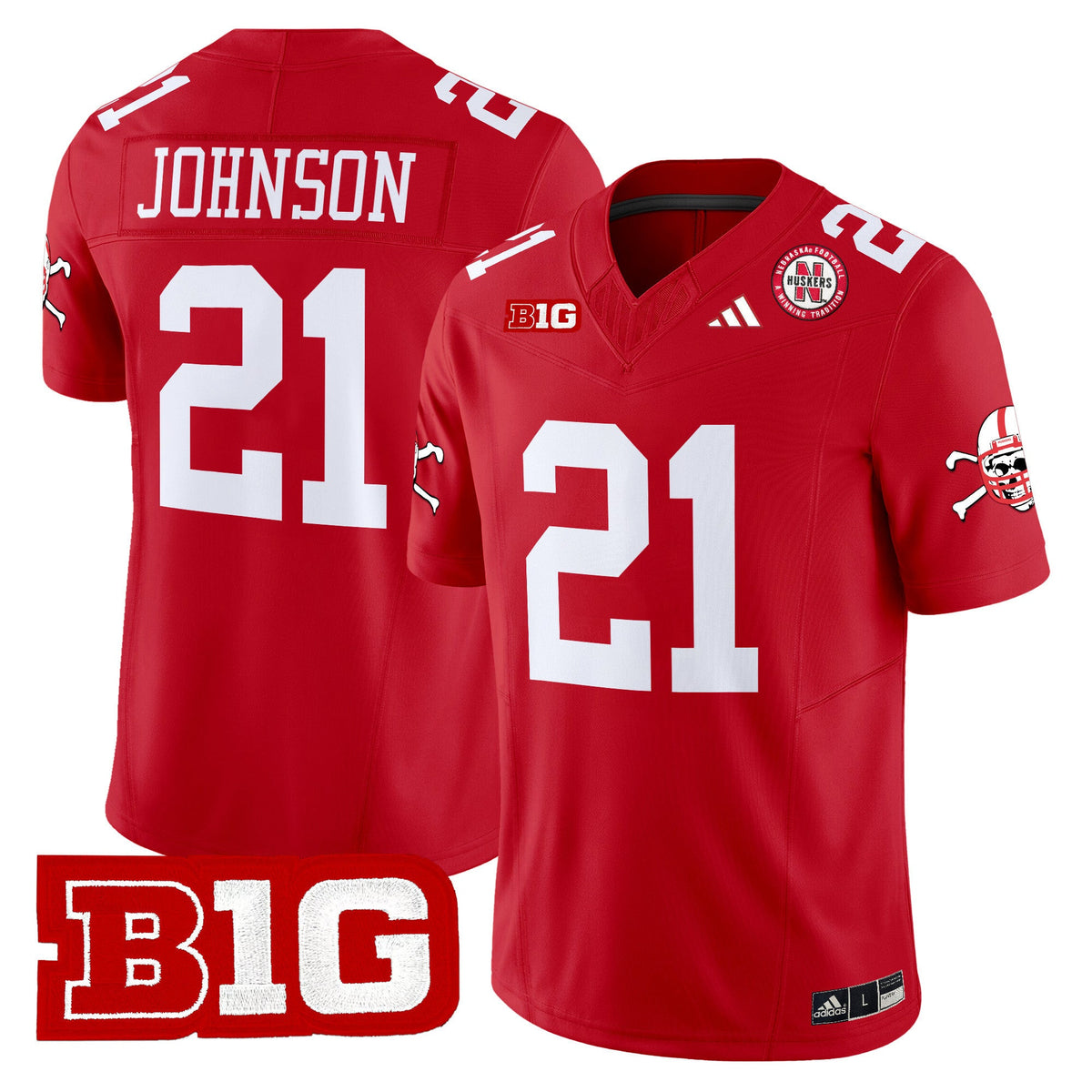 Men's Nebraska Cornhuskers 2025 Vapor Limited Jersey V2 - All Stitched - image 18
