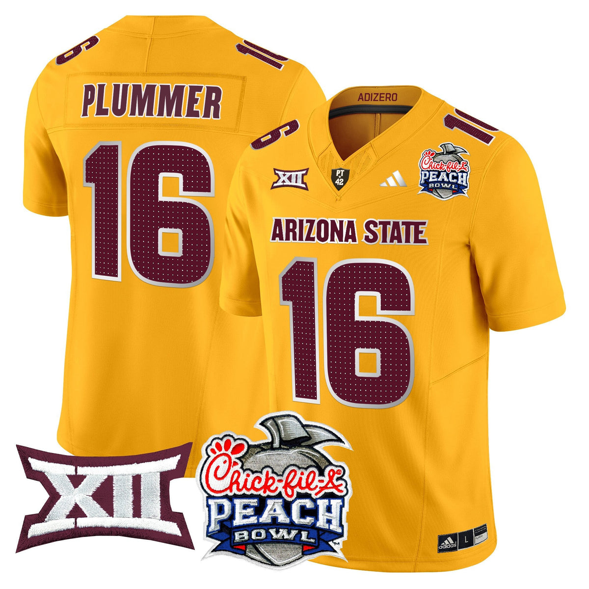 Men's Arizona State Sun Devils 2025 Peach Bowl Vapor Limited Jersey - All Stitched - image 60