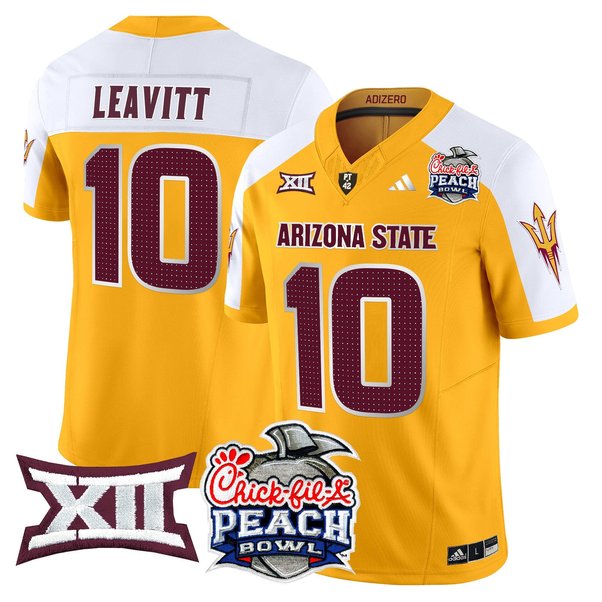 Men's Arizona State Sun Devils 2025 Peach Bowl Vapor Limited Jersey - All Stitched - image 9