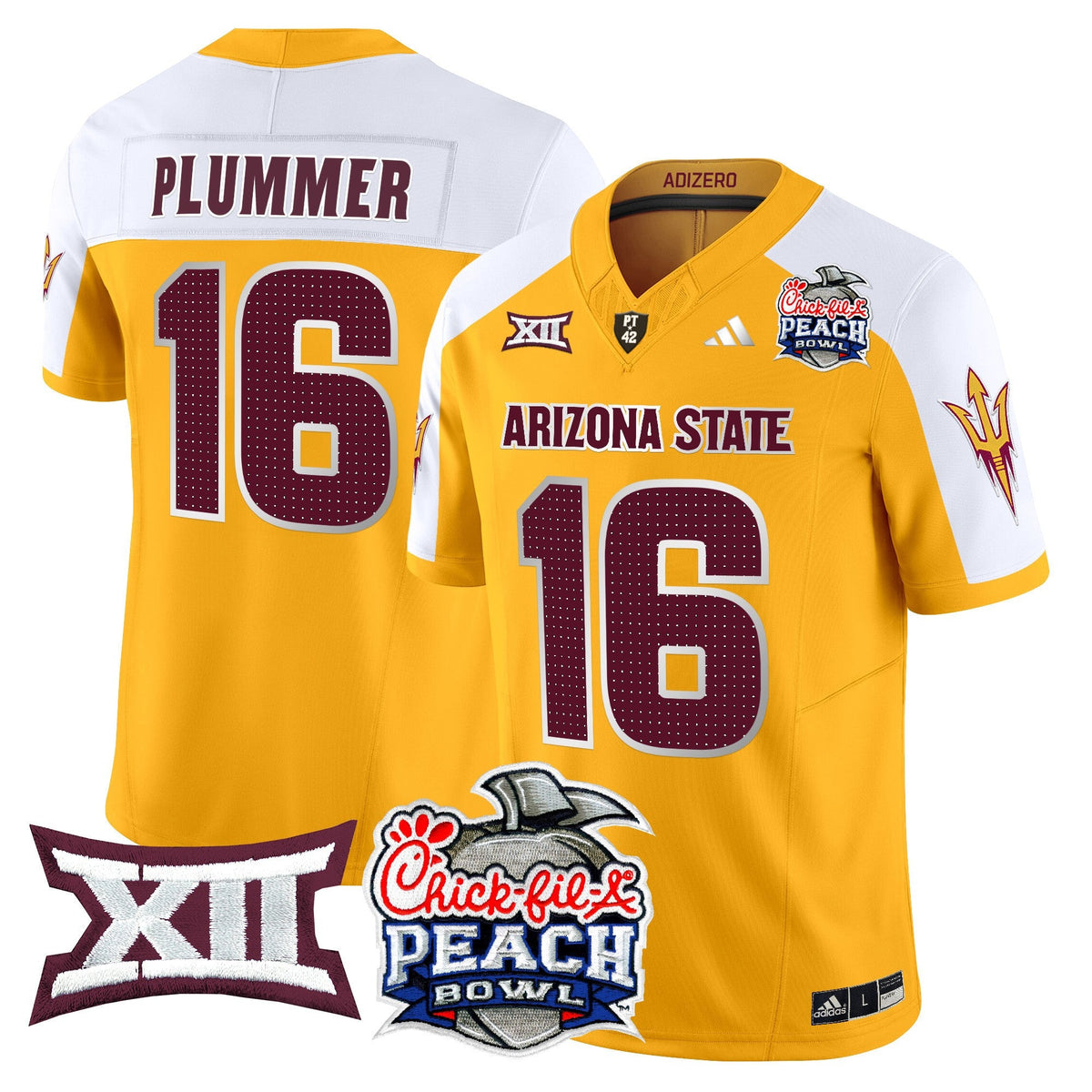 Men's Arizona State Sun Devils 2025 Peach Bowl Vapor Limited Jersey - All Stitched - image 12
