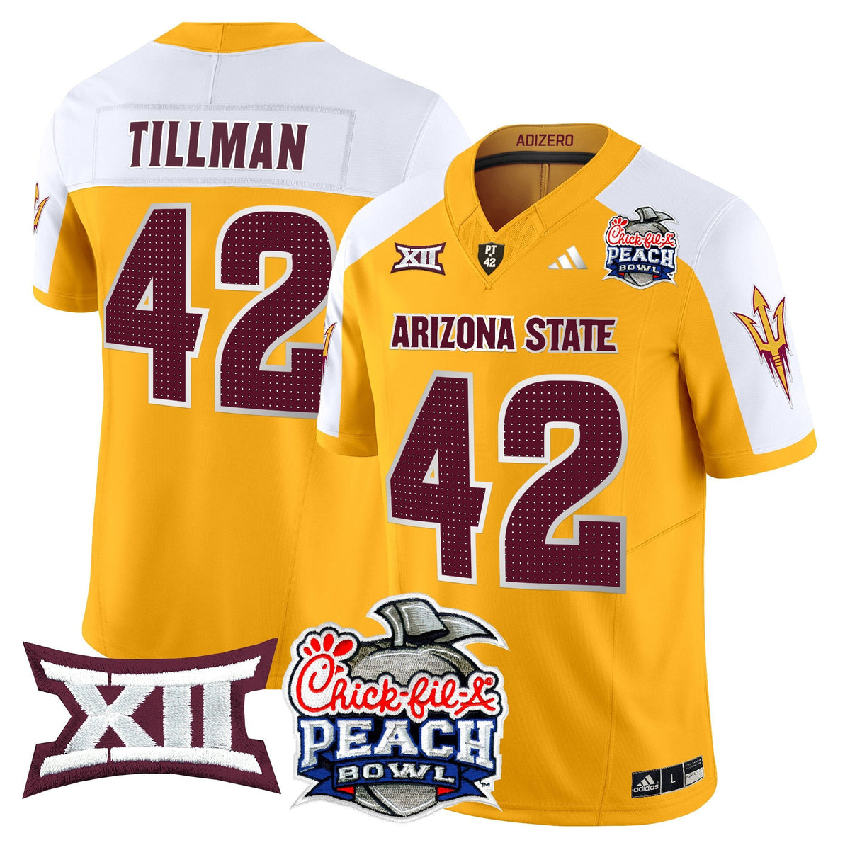 Men's Arizona State Sun Devils 2025 Peach Bowl Vapor Limited Jersey - All Stitched - image 14