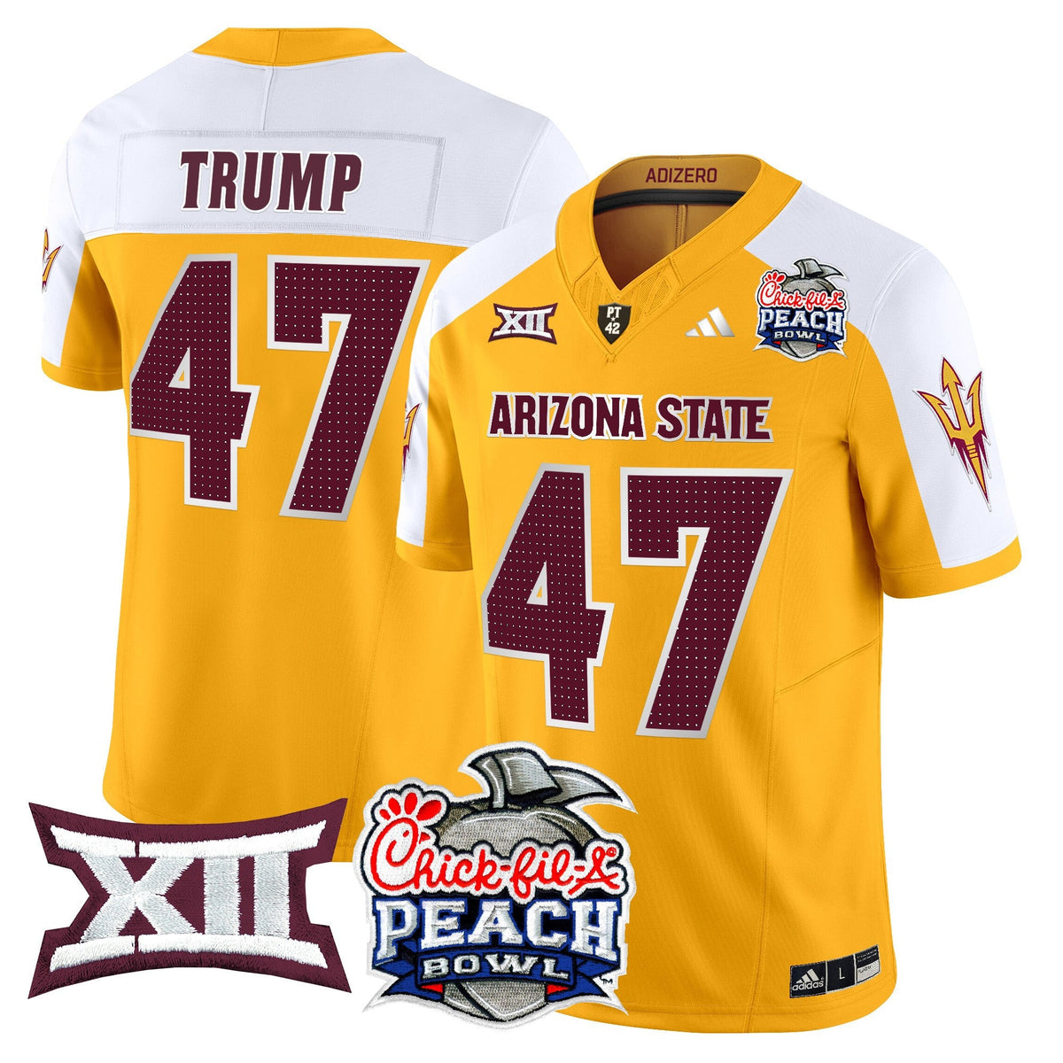 Men's Arizona State Sun Devils 2025 Peach Bowl Vapor Limited Jersey - All Stitched - image 15