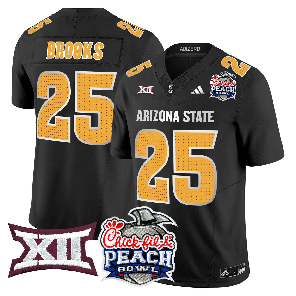 Men's Arizona State Sun Devils 2025 Peach Bowl Vapor Limited Jersey - All Stitched - image 93
