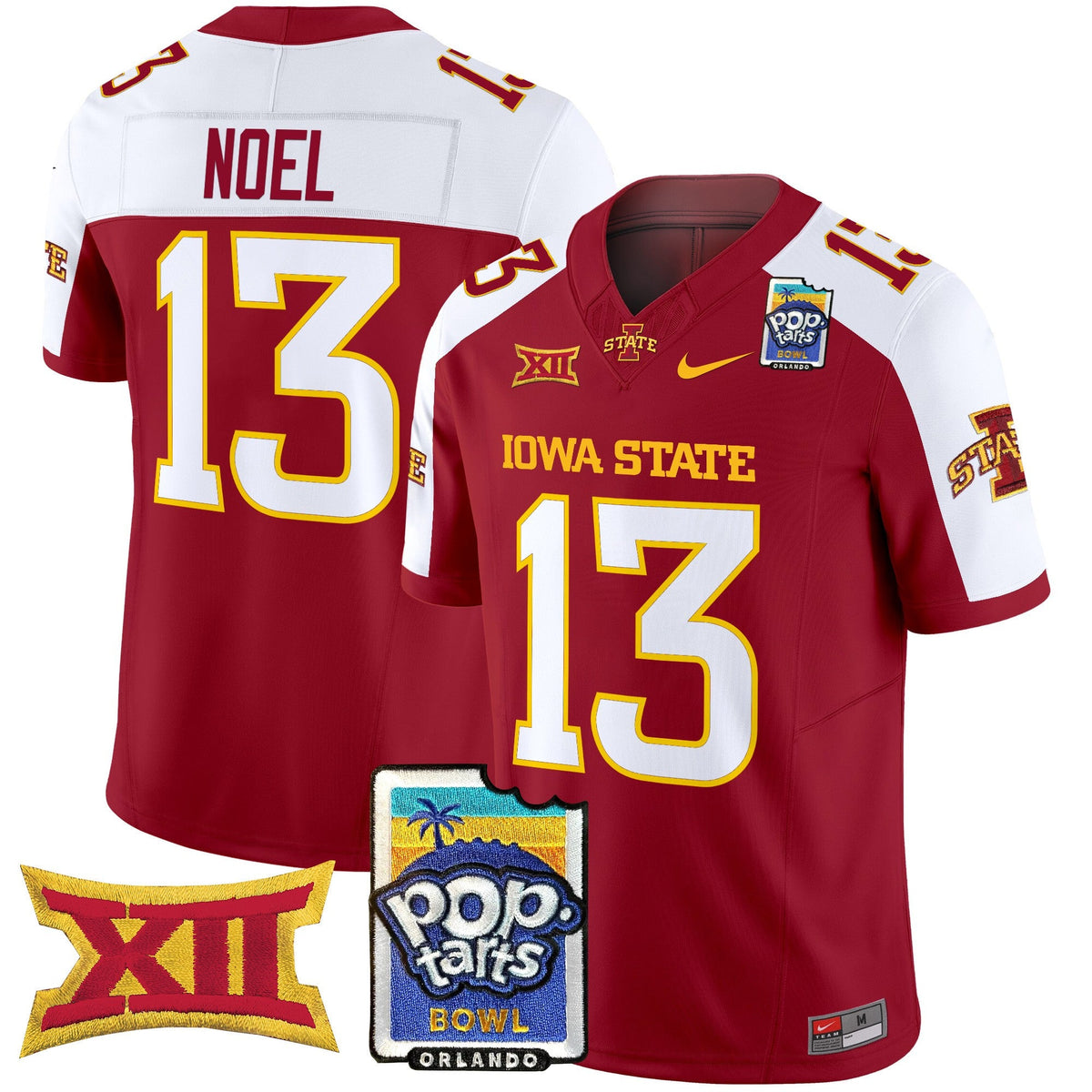 Men's Iowa State Cyclones 2025 PopTarts Bowl Patch Vapor Limited Jersey - All Stitched - image 3