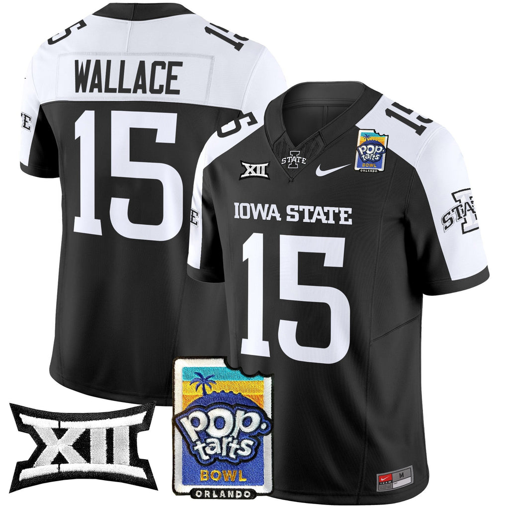 Men's Iowa State Cyclones 2025 PopTarts Bowl Patch Vapor Limited Jersey - All Stitched - image 13
