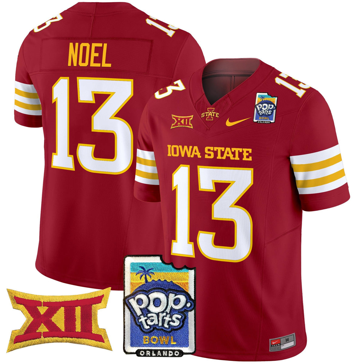 Men's Iowa State Cyclones 2025 PopTarts Bowl Patch Vapor Limited Jersey - All Stitched - image 19