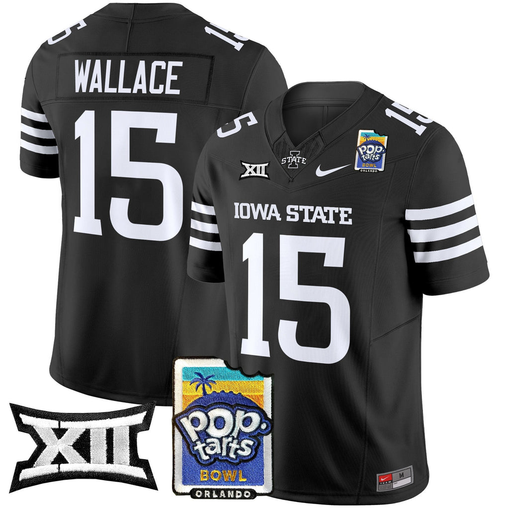 Men's Iowa State Cyclones 2025 PopTarts Bowl Patch Vapor Limited Jersey - All Stitched - image 29