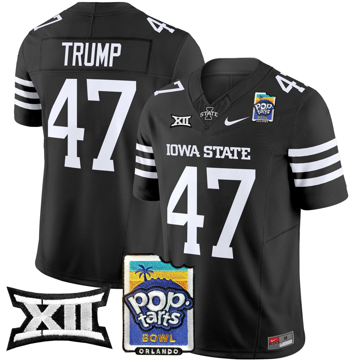 Men's Iowa State Cyclones 2025 PopTarts Bowl Patch Vapor Limited Jersey - All Stitched - image 31
