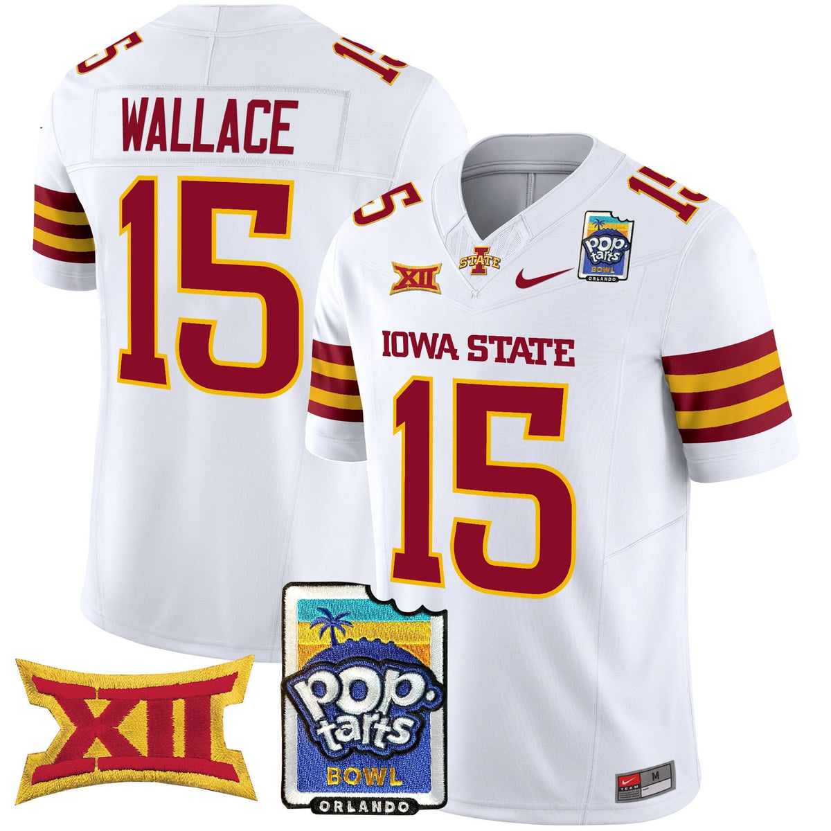 Men's Iowa State Cyclones 2025 PopTarts Bowl Patch Vapor Limited Jersey - All Stitched - image 37