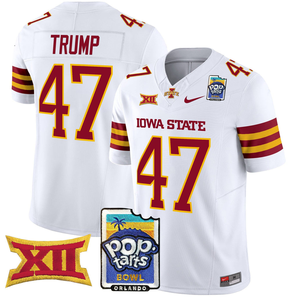 Men's Iowa State Cyclones 2025 PopTarts Bowl Patch Vapor Limited Jersey - All Stitched - image 39
