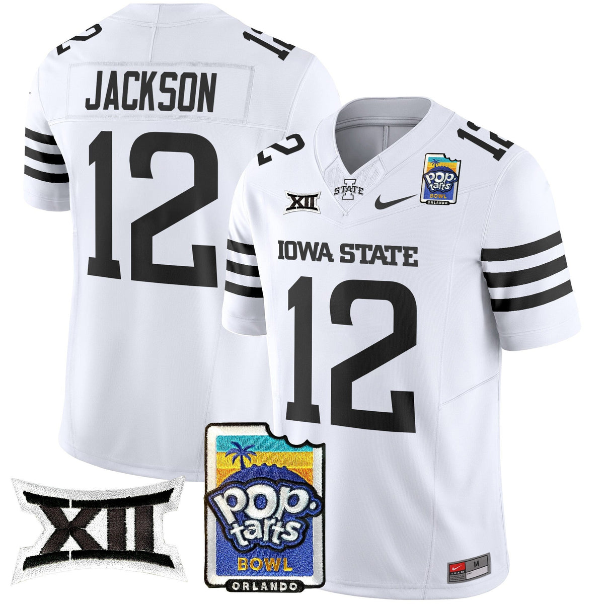 Men's Iowa State Cyclones 2025 PopTarts Bowl Patch Vapor Limited Jersey - All Stitched - image 44