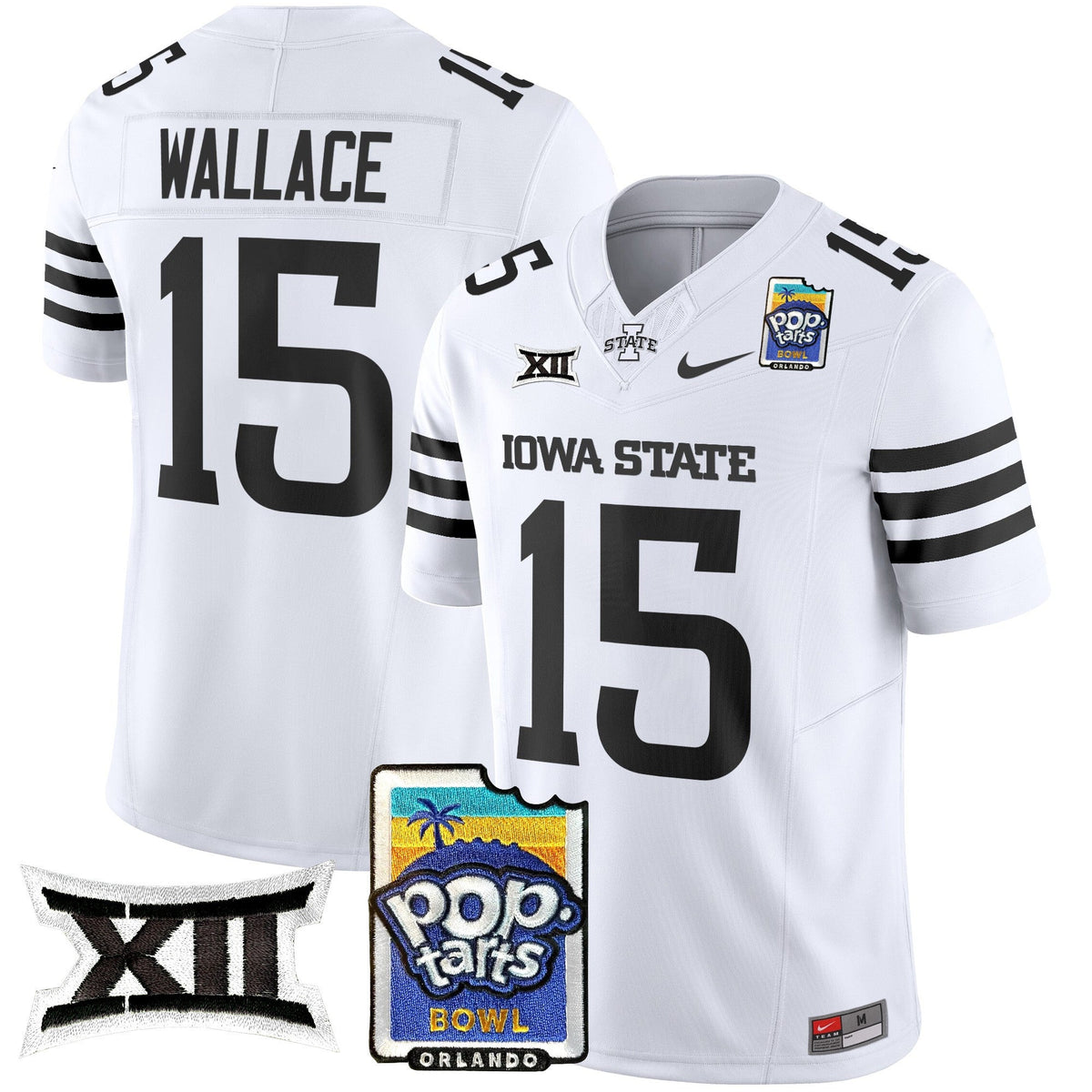 Men's Iowa State Cyclones 2025 PopTarts Bowl Patch Vapor Limited Jersey - All Stitched - image 45