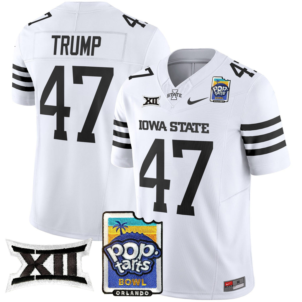 Men's Iowa State Cyclones 2025 PopTarts Bowl Patch Vapor Limited Jersey - All Stitched - image 47