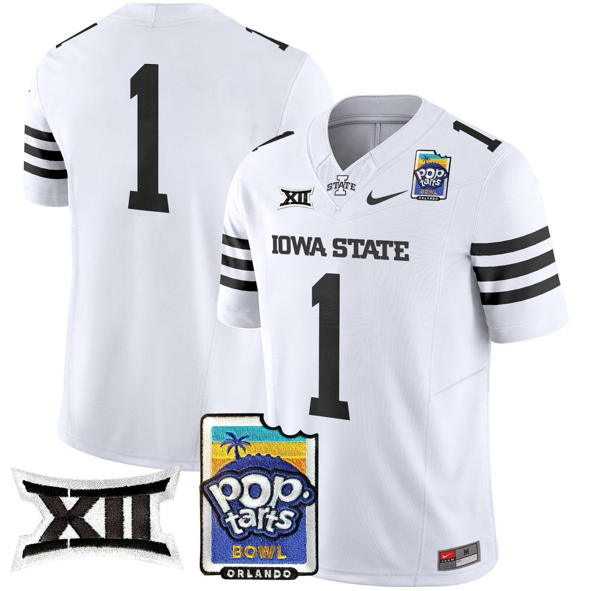 Men's Iowa State Cyclones 2025 PopTarts Bowl Patch Vapor Limited Jersey - All Stitched - image 48