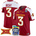 Men's Iowa State Cyclones 2025 PopTarts Bowl Patch Vapor Limited Jersey - All Stitched - image 1