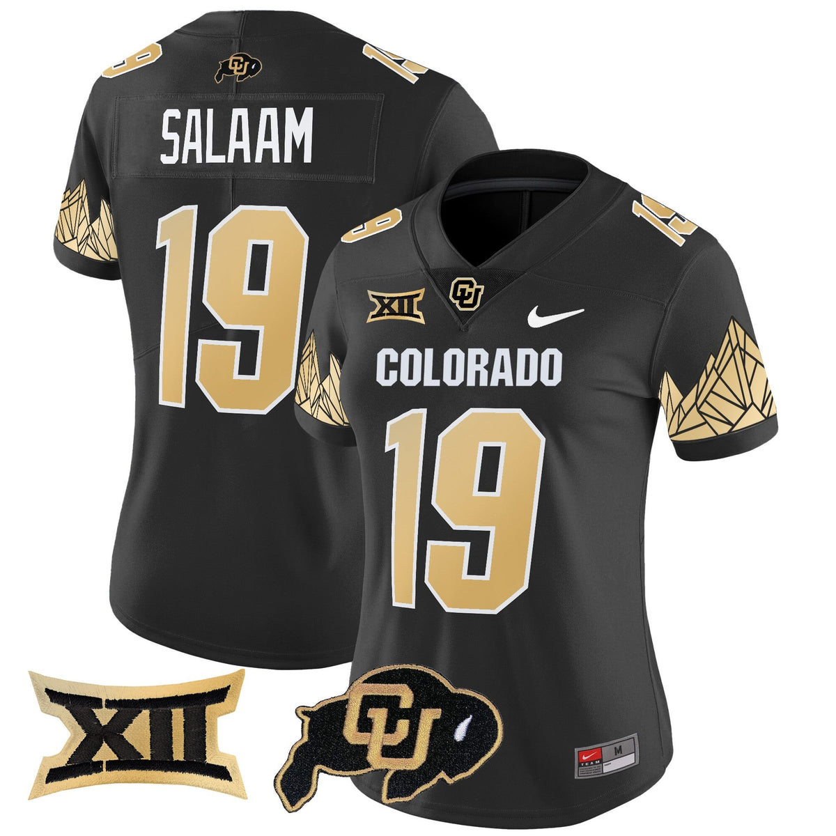 Women's Colorado Buffaloes Vapor Limited Jersey V4 - Big 12 XII Patch - All Stitched - image 5