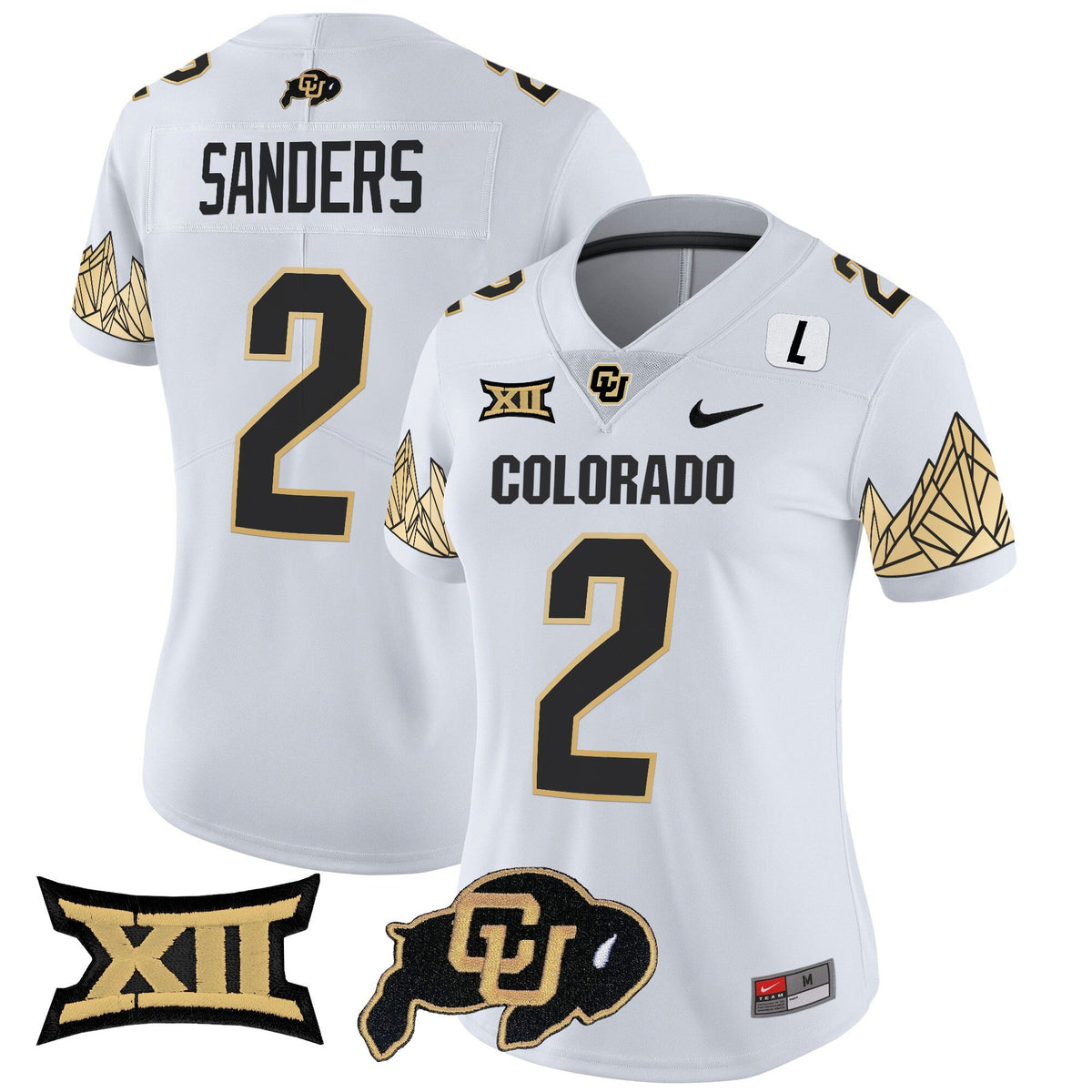 Women's Colorado Buffaloes Vapor Limited Jersey V4 - Big 12 XII Patch - All Stitched - image 9