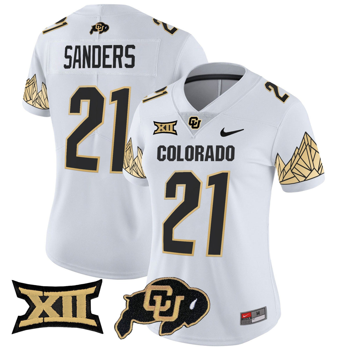 Women's Colorado Buffaloes Vapor Limited Jersey V4 - Big 12 XII Patch - All Stitched - image 11