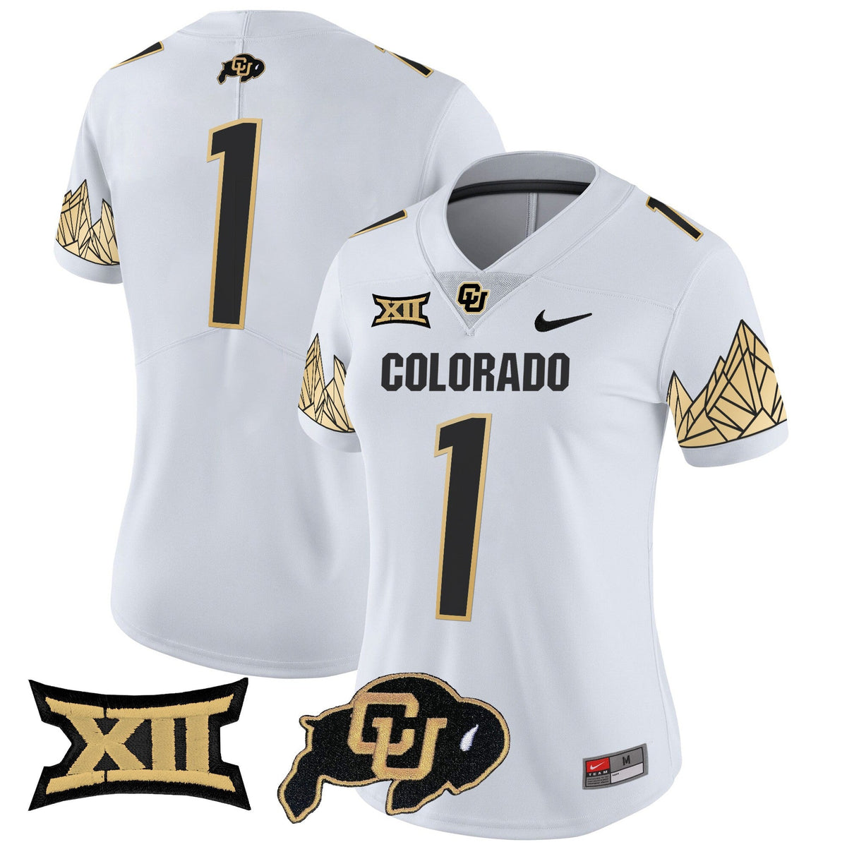 Women's Colorado Buffaloes Vapor Limited Jersey V4 - Big 12 XII Patch - All Stitched - image 16