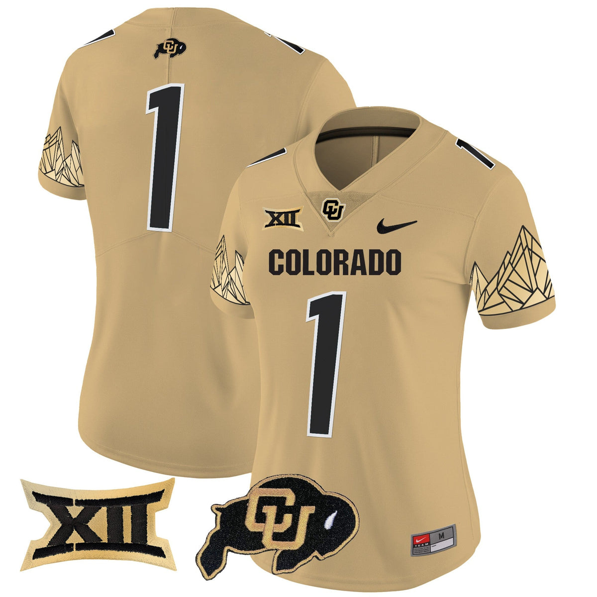 Women's Colorado Buffaloes Vapor Limited Jersey V4 - Big 12 XII Patch - All Stitched - image 32