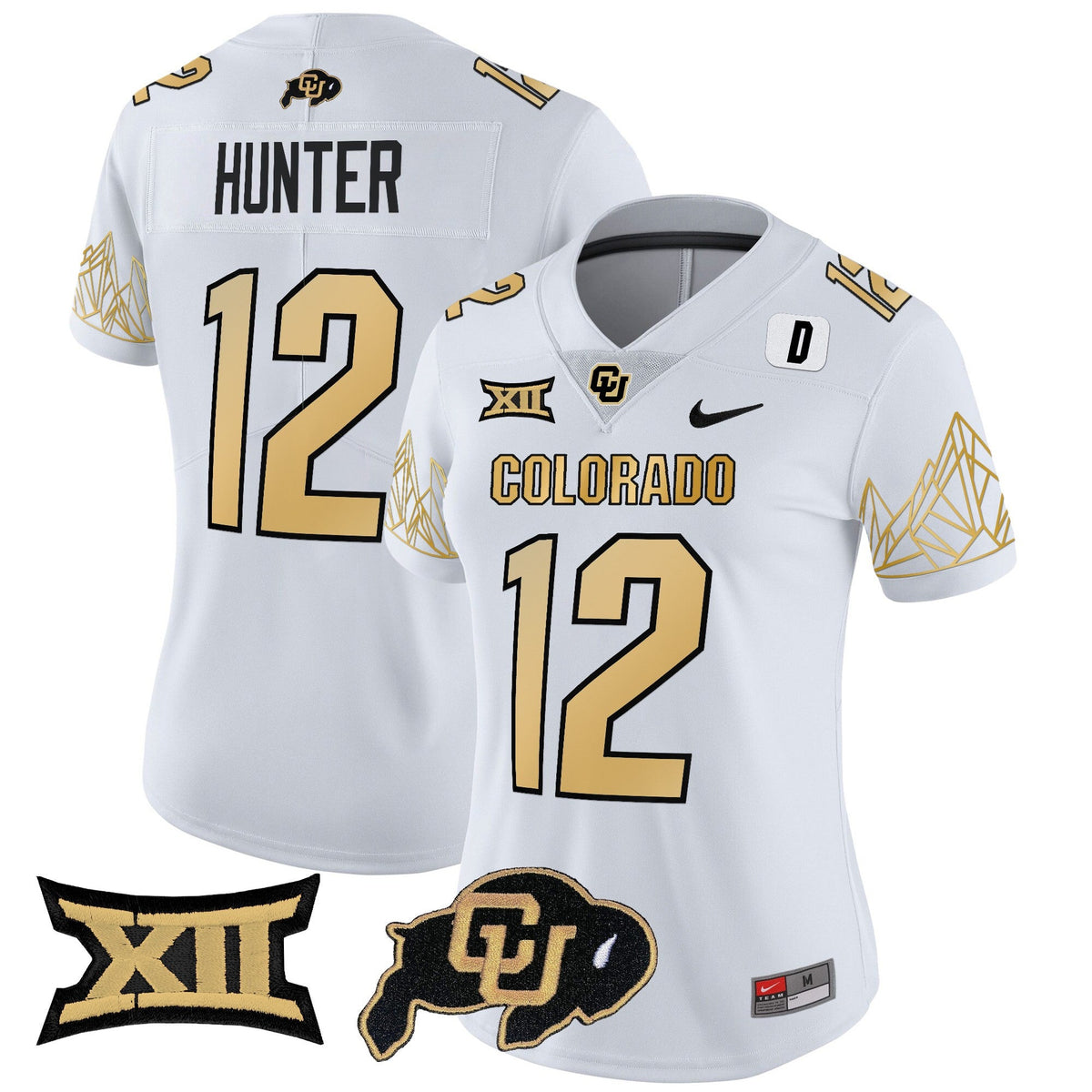 Women's Colorado Buffaloes Vapor Limited Jersey V4 - Big 12 XII Patch - All Stitched - image 42