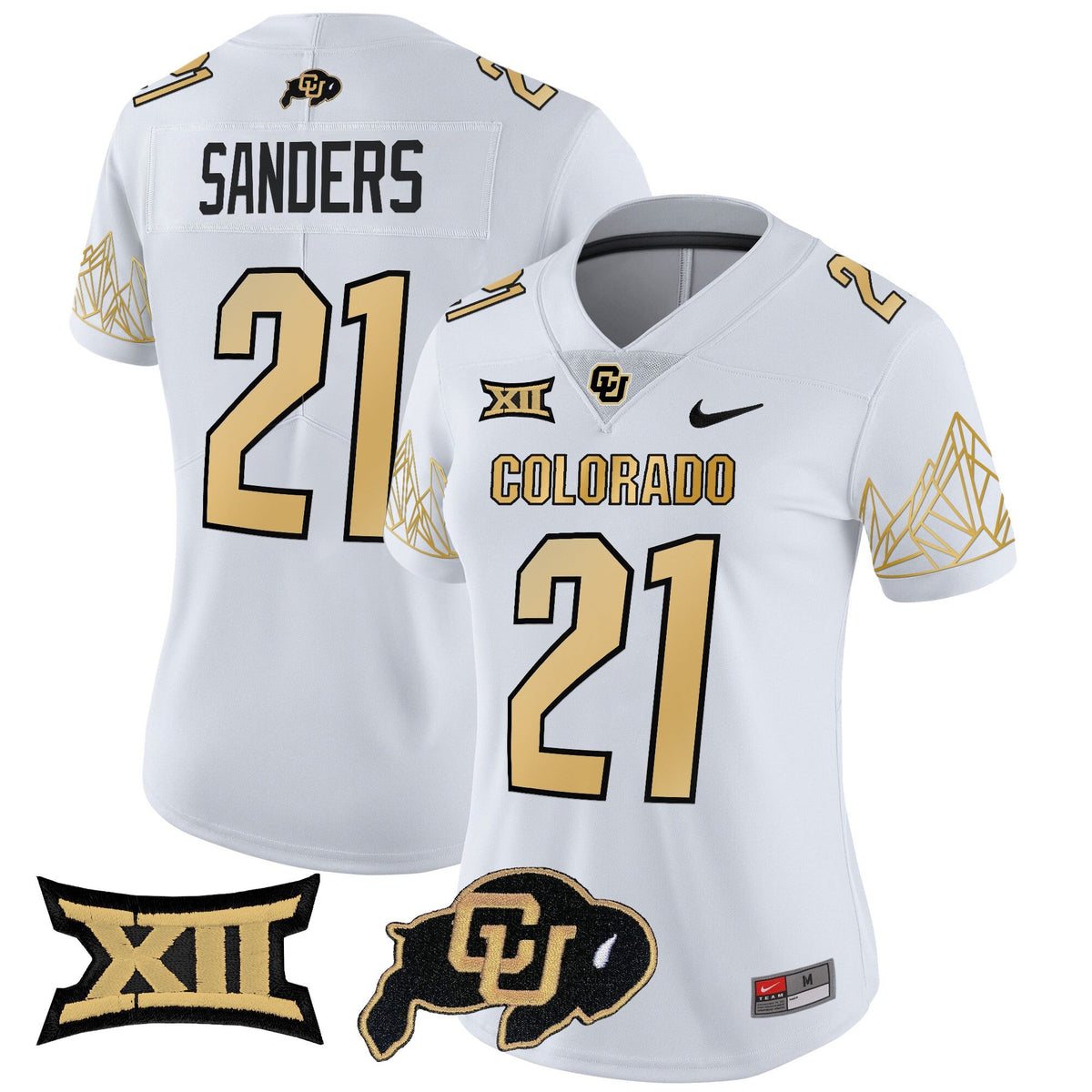 Women's Colorado Buffaloes Vapor Limited Jersey V4 - Big 12 XII Patch - All Stitched - image 43