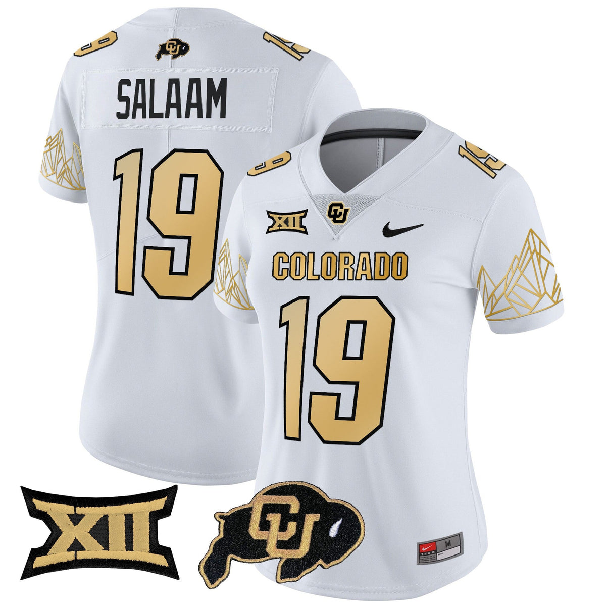 Women's Colorado Buffaloes Vapor Limited Jersey V4 - Big 12 XII Patch - All Stitched - image 45